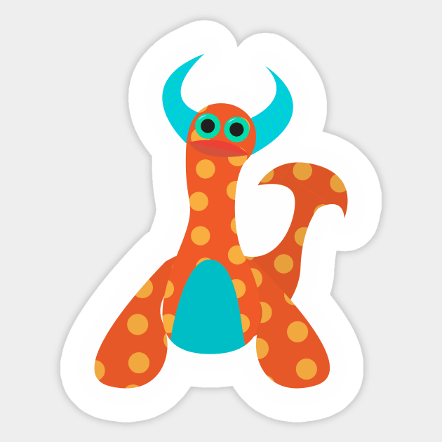 Silly Seamonster Sticker by MadArtisan